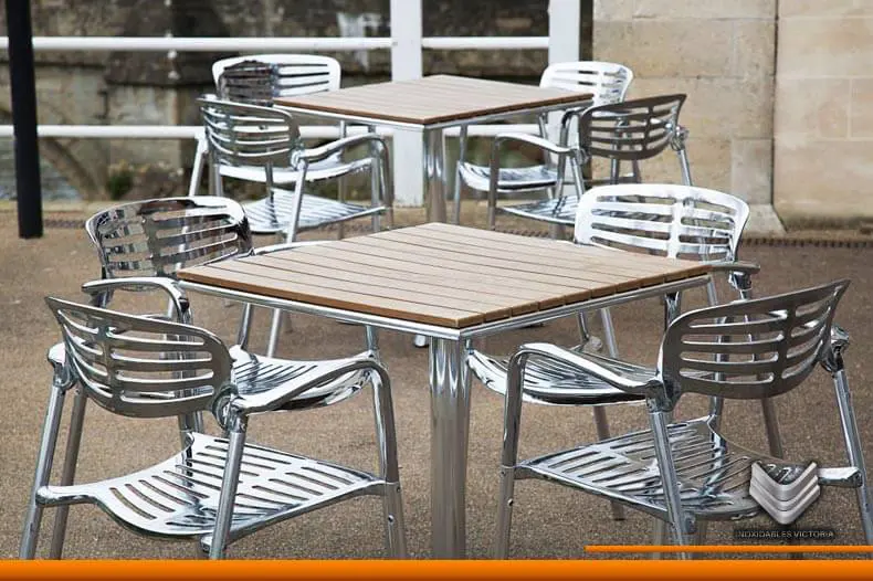 muebles para jardin de aluminio