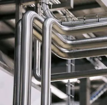 ¿Qué es tubería pipe y para qué se utilizan? 1 Tubería de acero inoxidable instalada en fábrica