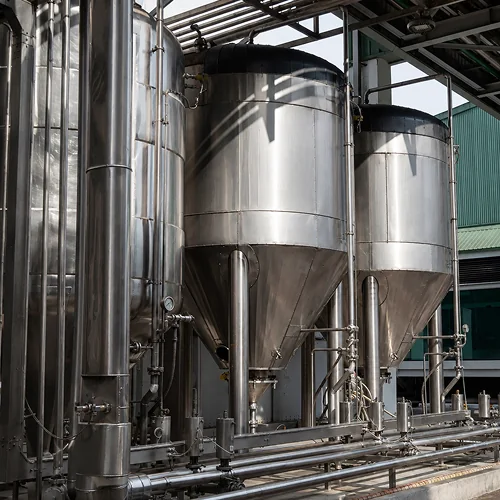 Ventajas del acero inoxidable técnicas y económicas en diferentes proyectos 2 Contenedores de acero inoxidable para producción de cerveza