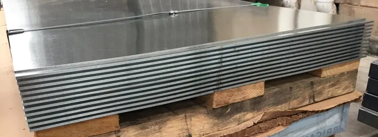 ¿Qué son los aceros galvanizados? Conoce aquí sus tipos y usos 4 Lámina lisa de acero galvanizado
