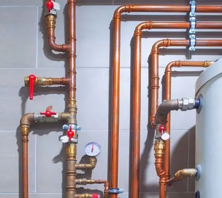 Tuberías para gas, cuáles se utilizan para la instalación de gas 9 Tubería de cobre instalada en una casa