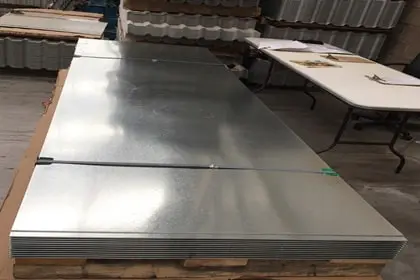 ¿Qué son los aceros galvanizados? Conoce aquí sus tipos y usos 1 Lámina de acero galvanizado