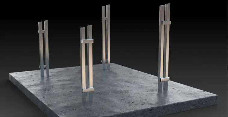 ¡Aprende a construir pérgolas de acero inoxidable de una forma sencilla! 6 Construcción de los pilares para la pérgola