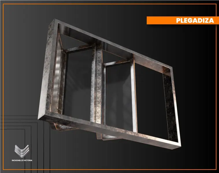 Cancelería de aluminio: Tipos y usos en construcción 7 Cancelería de aluminio con sistema plegadizo