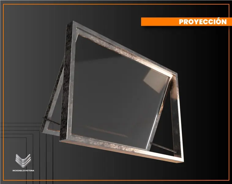 Cancelería de aluminio: Tipos y usos en construcción 5 Cancelería de aluminio de proyección