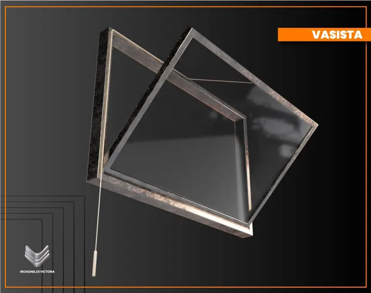 Cancelería de aluminio: Tipos y usos en construcción 4 Cancelería de aluminio con sistema vasista