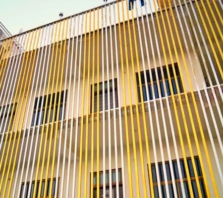 Celosía de aluminio conoce sus tipos y usos 4 Celosía de aluminio anodizado