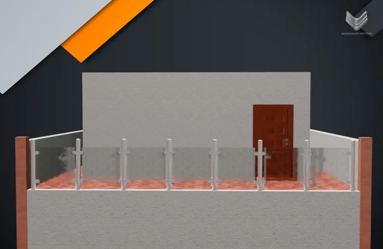 Barandales de aluminio ¡Diseña el tuyo! 6 Instalación finalizada de los barandales de aluminio